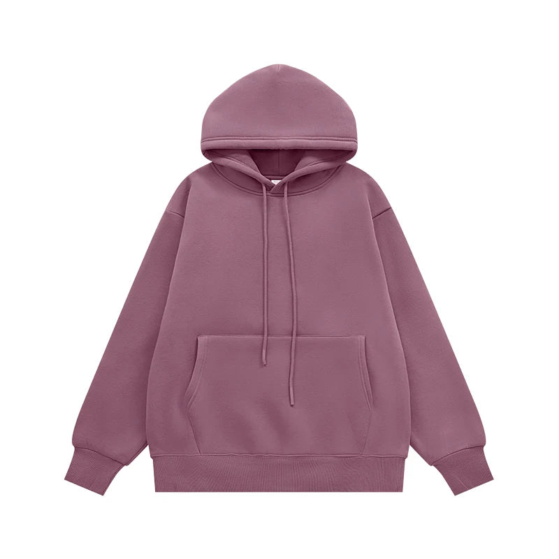 Unisex 350G Fleece Velvet Warm Hoodie
