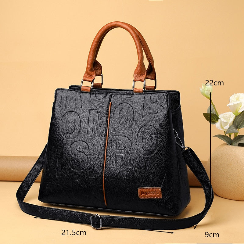 Women's PU Leather Crossbody HandBag