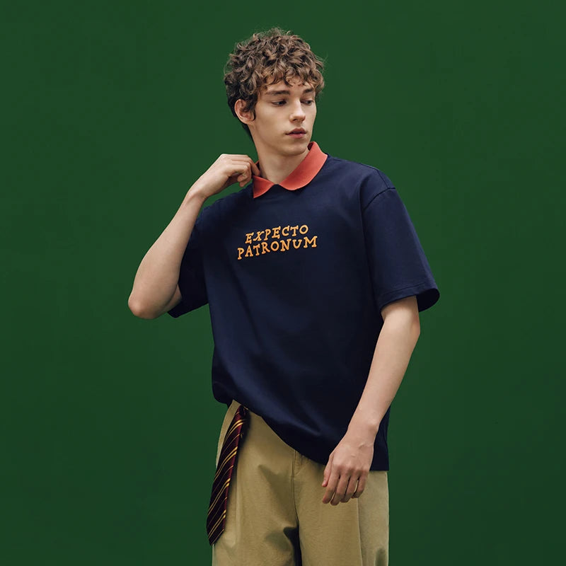 Harry Potter Short Sleeve T-Shirt - Men's Printed Cotton Summer Tee
