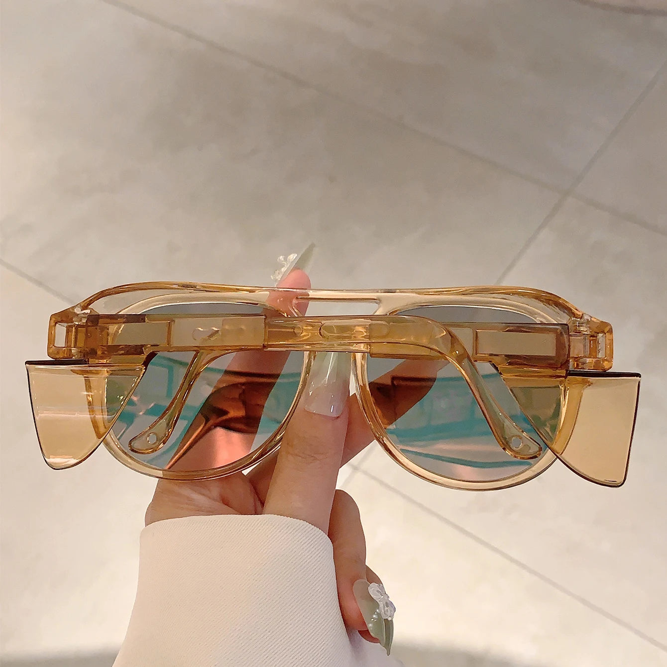 Unisex Oversize Square Sunglasses