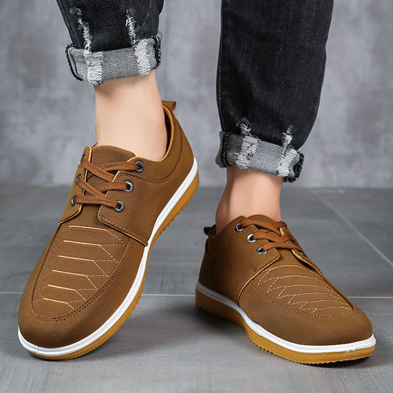Men's Summer Casual Running Sport Lace Up Flats Sneakers Lightweight Shoes
