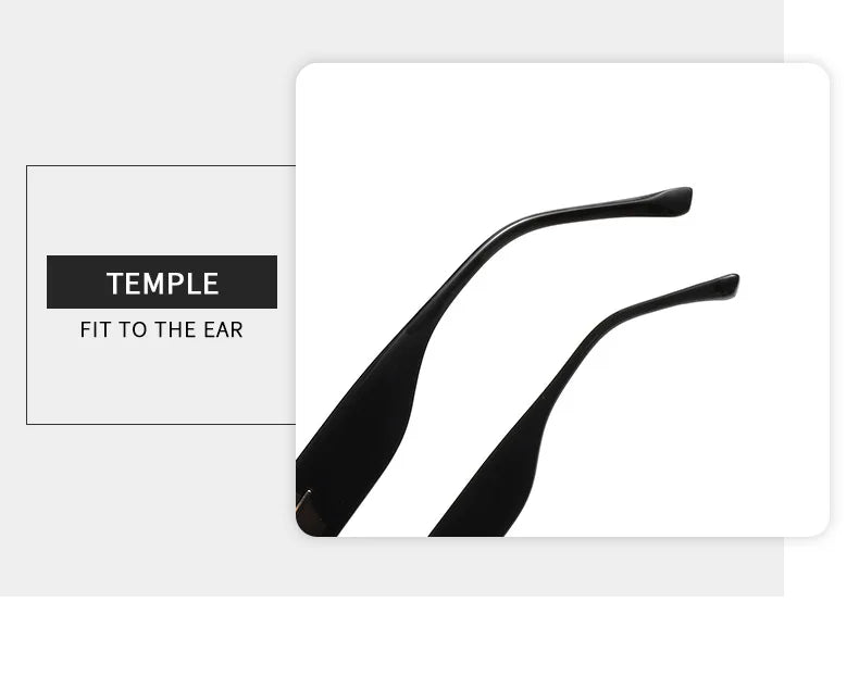 Women's Retro Rectangle Sunglasses - Vintage Small Frame Classic Eyewear