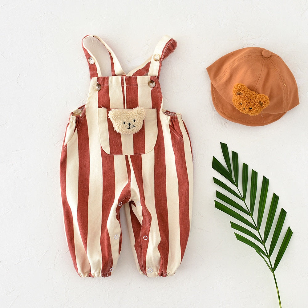Baby's Rompers Striped Jumpsuits