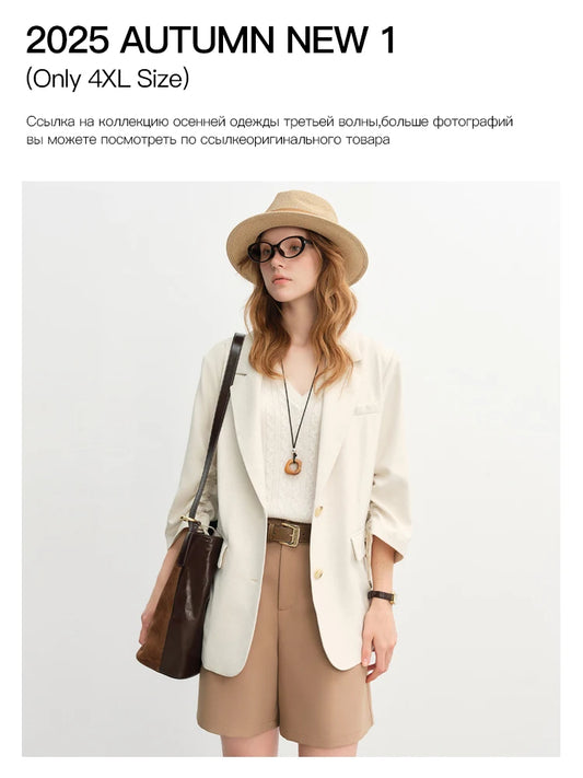 Women's Autumn Clothing Set - Long Sleeve Shirt & A-Line Skirt with V-Neck Top