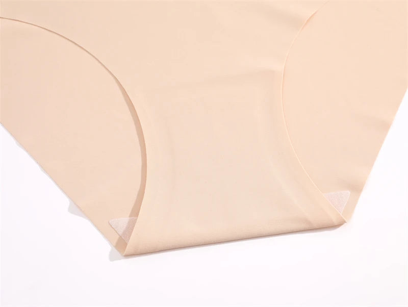 Women's 2Pcs High Waist Underwear Seamless Tummy Control Comfortable Solid Briefs Sports Soft Bodysuit Shapewear