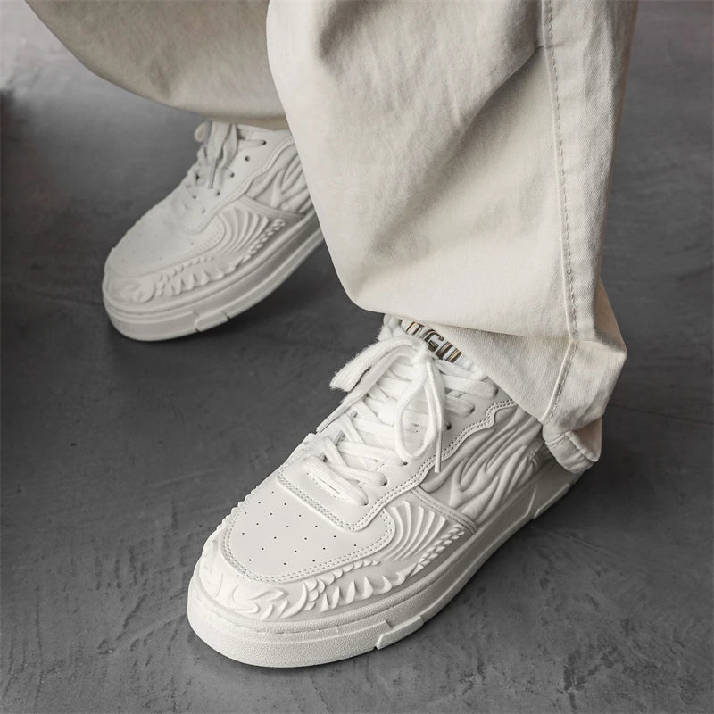 Men's Casual Platform Trainers Sneakers