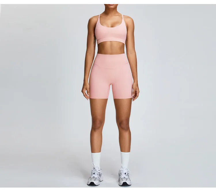 Women's Seamless Buttock Lift Sports Shorts  Running Scrunch Workout Yoga High Waist Gym Shorts