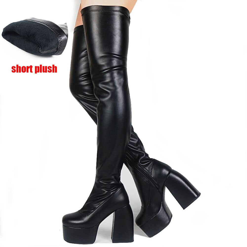 Women's Platform Thigh High Boots