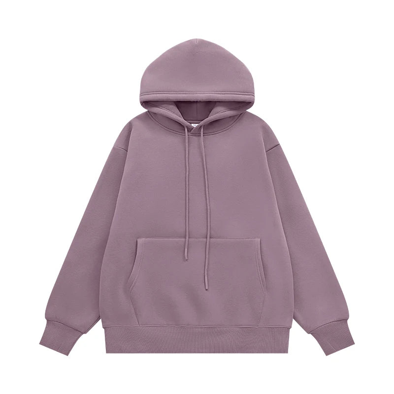 Unisex 350G Fleece Velvet Warm Hoodie