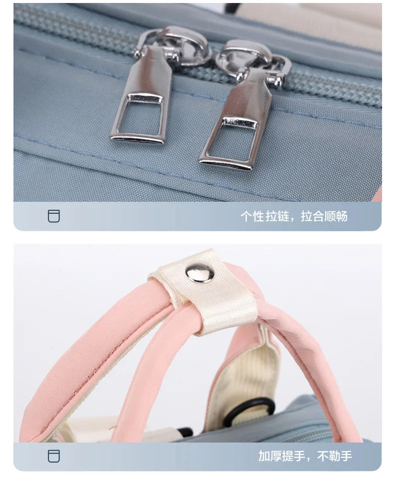 Fashion Diaper Bag Backpack - Nappy Bag for Stroller & Baby Essentials