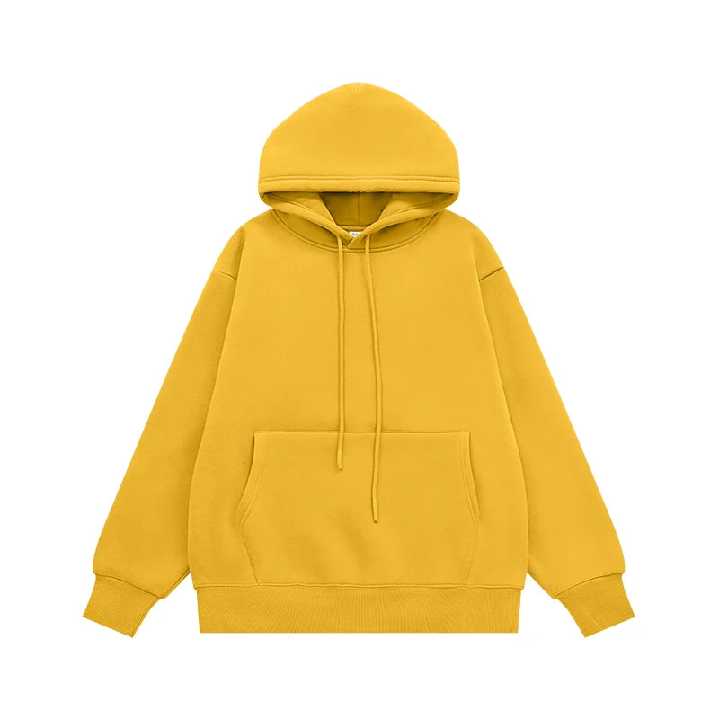 Unisex 350G Fleece Velvet Warm Hoodie