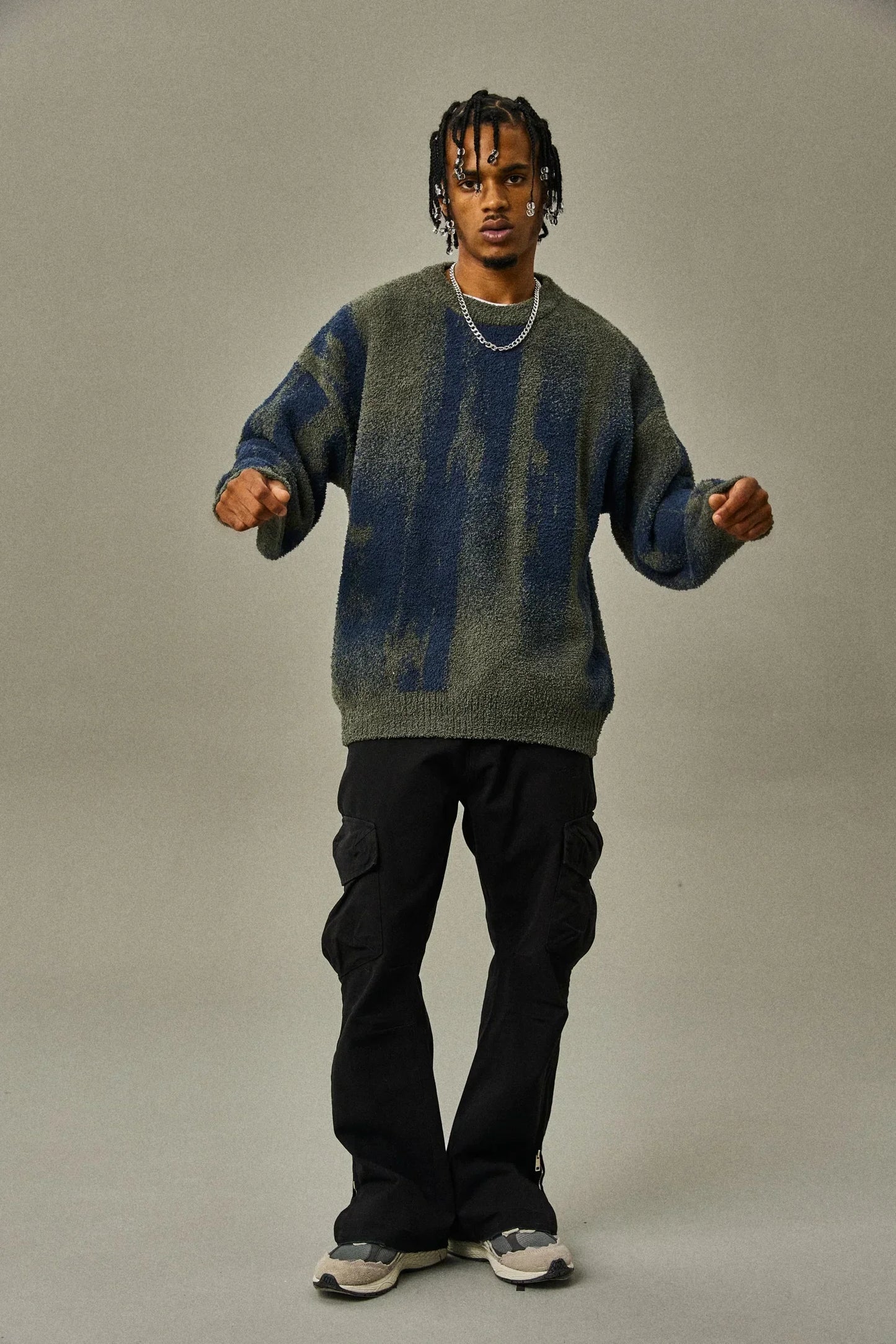 Men's Gothic Vintage Pullover Sweater