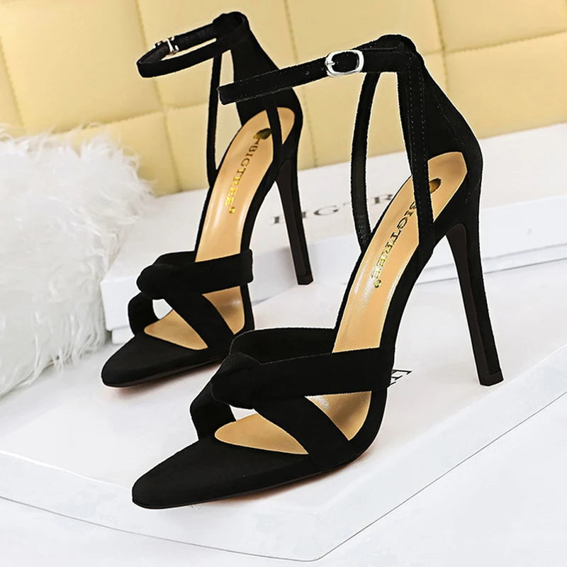 Women's Summer Stilettos Suede High Heels