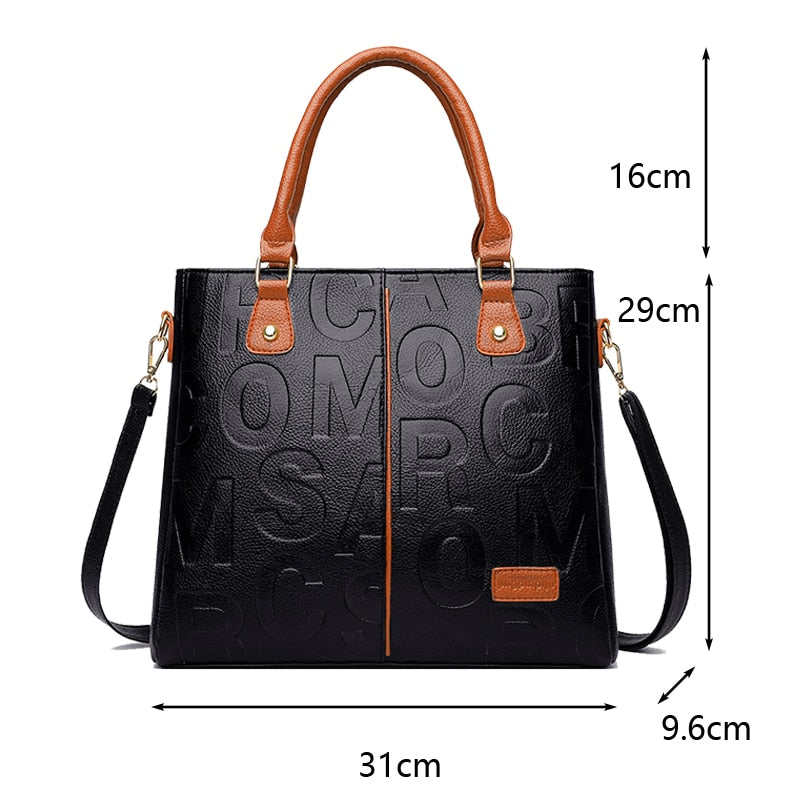 Women's PU Leather Crossbody HandBag