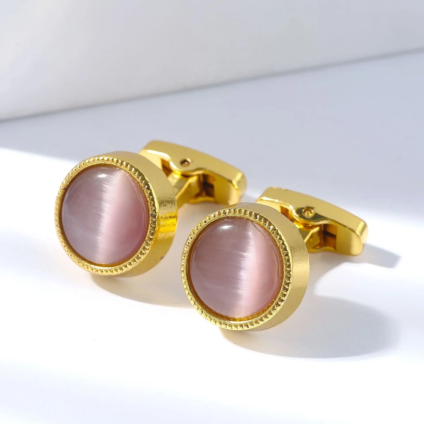 Men's Round Quality Cufflinks
