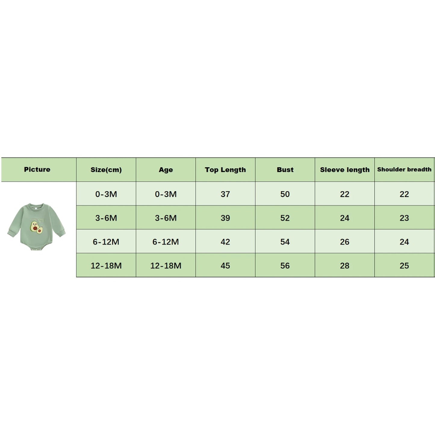 Baby Fall Winter Romper - Long Sleeve Crew Neck Embroidery Fruit Letters Bodysuit
