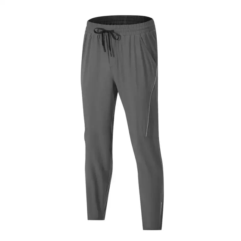 Men's Gym Casual Sweatpants Breathable Quick-Drying Ice Silk Sports Jogging Training Trousers