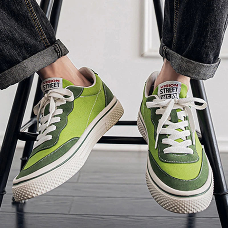 Canvas Skateboard Flat Shoes - Unisex Trainers Plus Size
