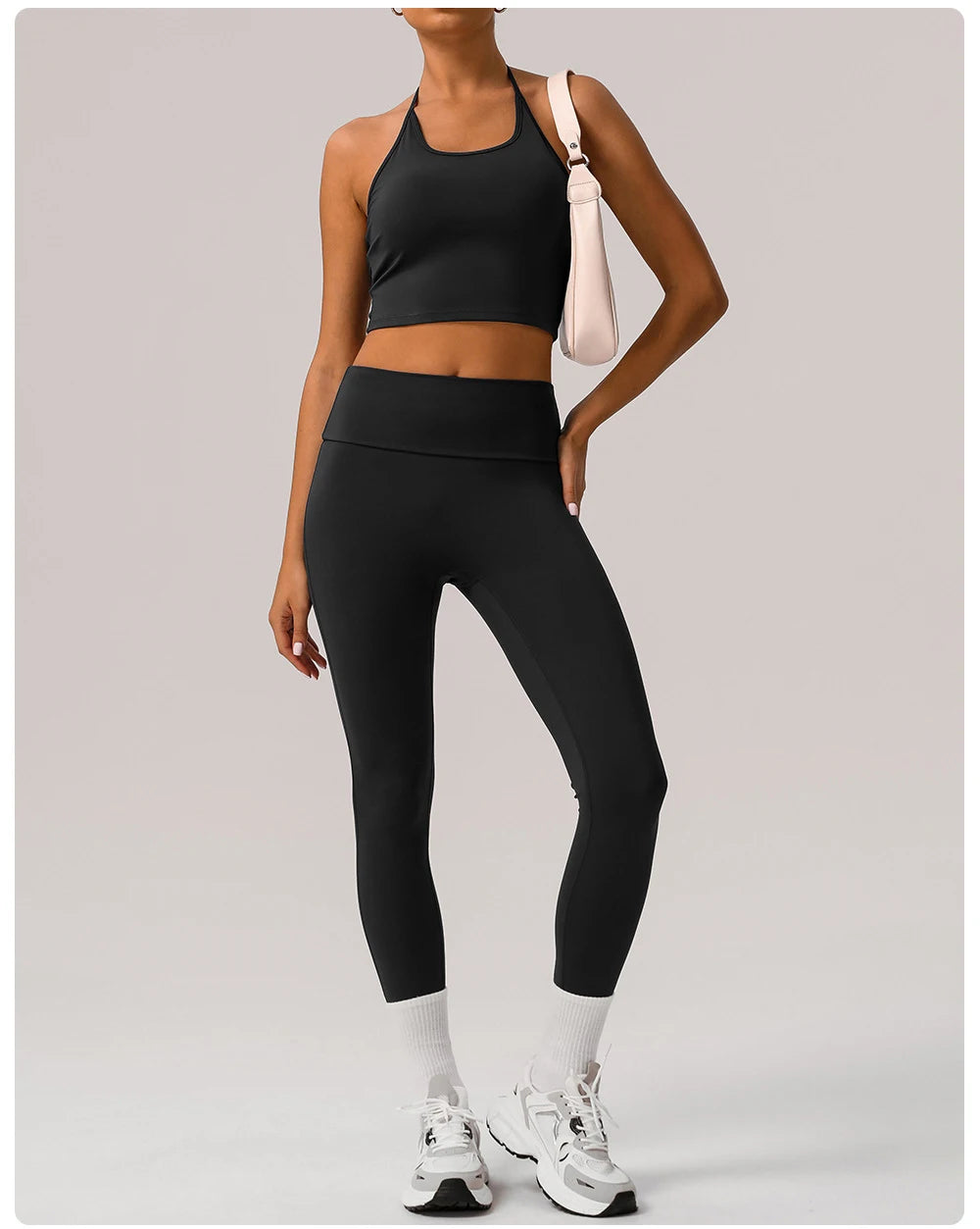 Women's Two Pieces Fitness Yoga Set Buttery Soft Gym Suit Breathable Quick Dry Running Sportswear Workout Sportswear