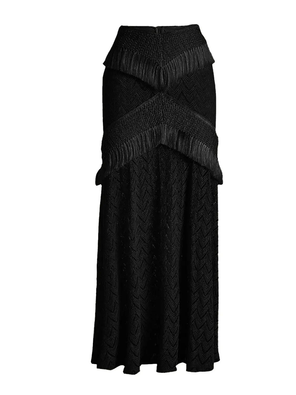 Women's Two Piece Set V Neck Sleeveless Top and Waist Chic Slit Skirt