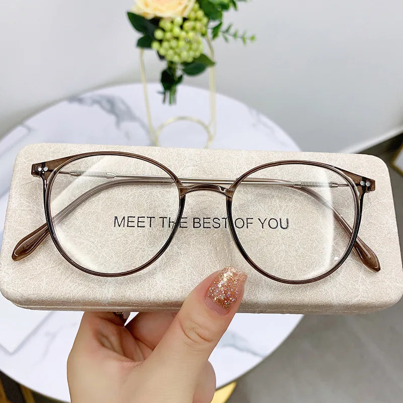 Vintage Cat Eye Glasses Frame - Plastic Optical Computer Glasses for Women & Men