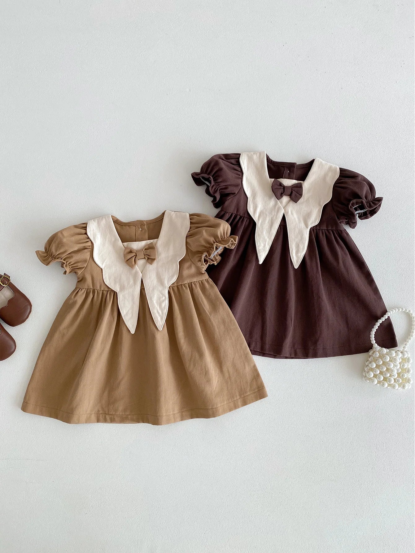Summer Girls Clothes Preppy Style A Line Dresses