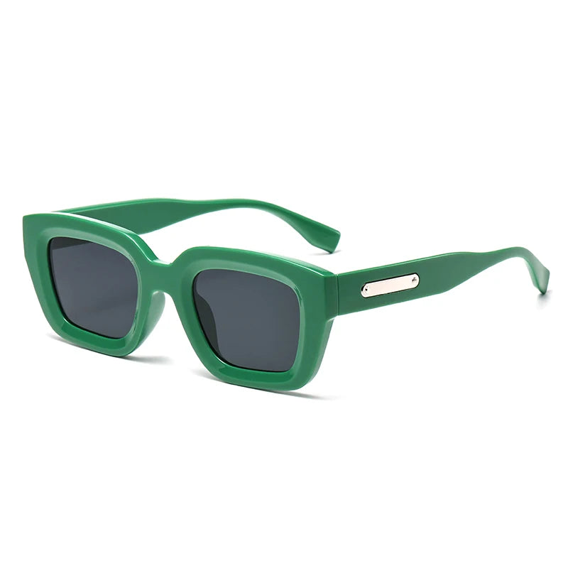 Women's Retro Square Frame Sunglasses