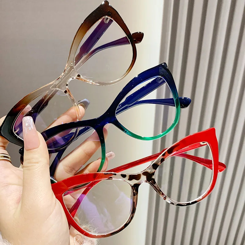 Fashion Cat Eye Glasses - Women's Anti Blue Light Computer Eyewear