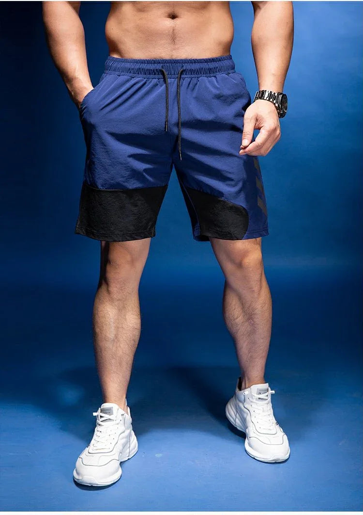 Men's Sports Fitness Quick-dry Basketball Workout Training Breathable Shorts
