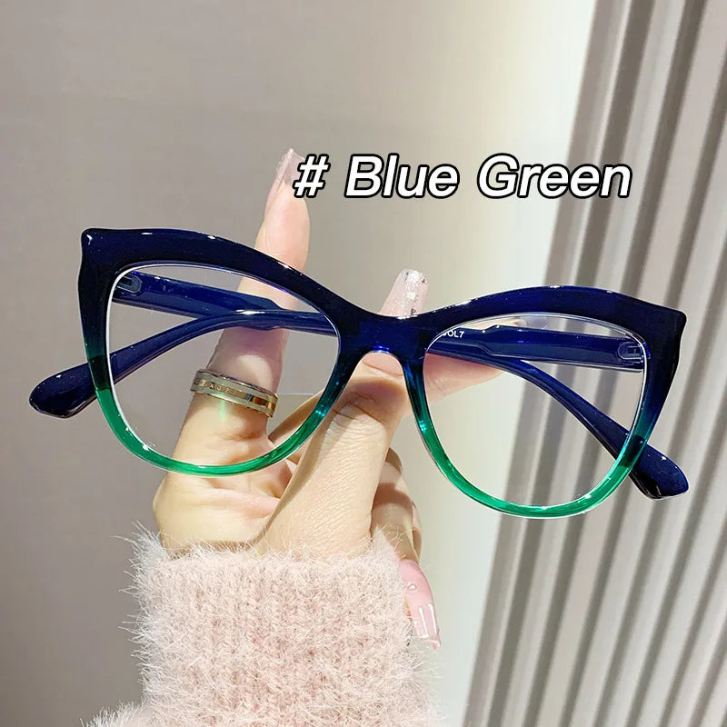 Fashion Cat Eye Glasses - Women's Anti Blue Light Computer Eyewear