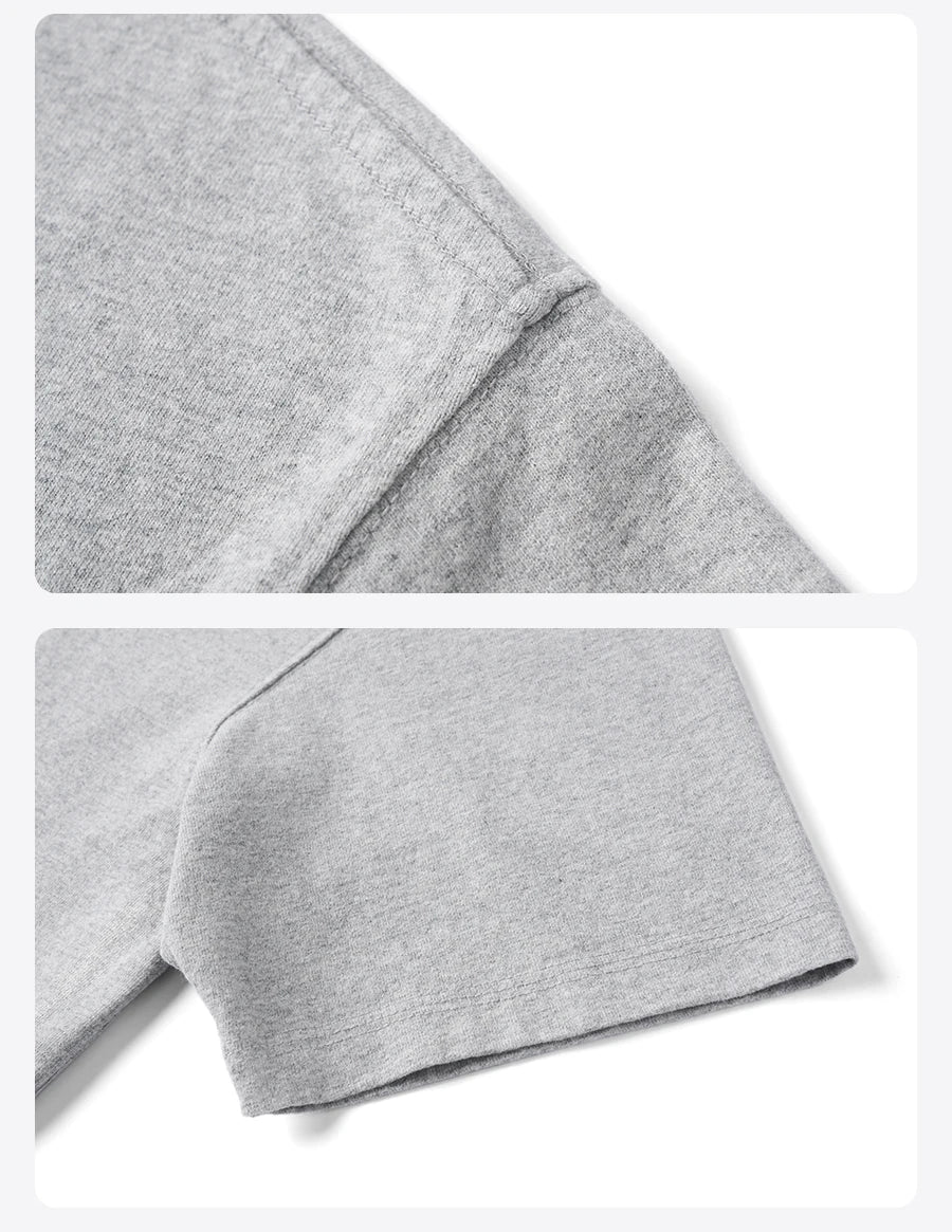 Men's Summer Oversize Letter Print 270gsm 100% Original Cotton T-Shirt