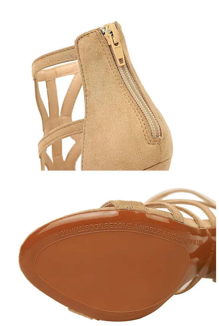 Women's Roman Style Stiletto 11 CM High Heels