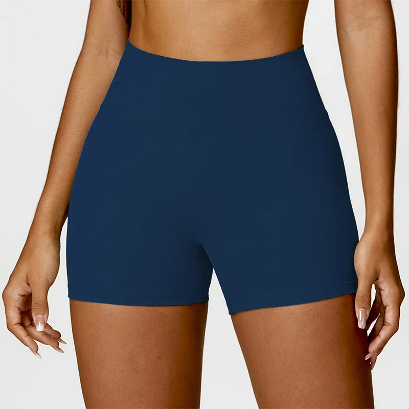 Women's Buttock Lift Scrunch Yoga Gym Leggings Cycling Slim Fit Workout  High Waist Sports Shorts