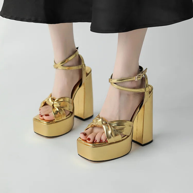 Women's 12/14cm High Heel Platform Sandals