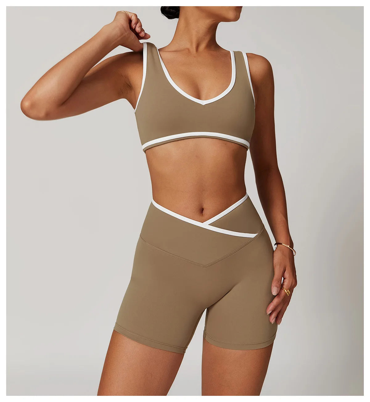 Women’s Casual Yoga Top Running Underwear Breathable Workout Brassiere Fitness Quick-Dry Gym Push up Sports Bra