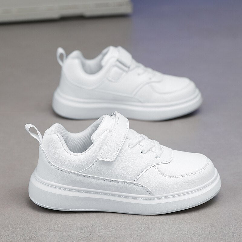Children's Boy's PU Leather Sneakers School shoes 6 To 12 Years