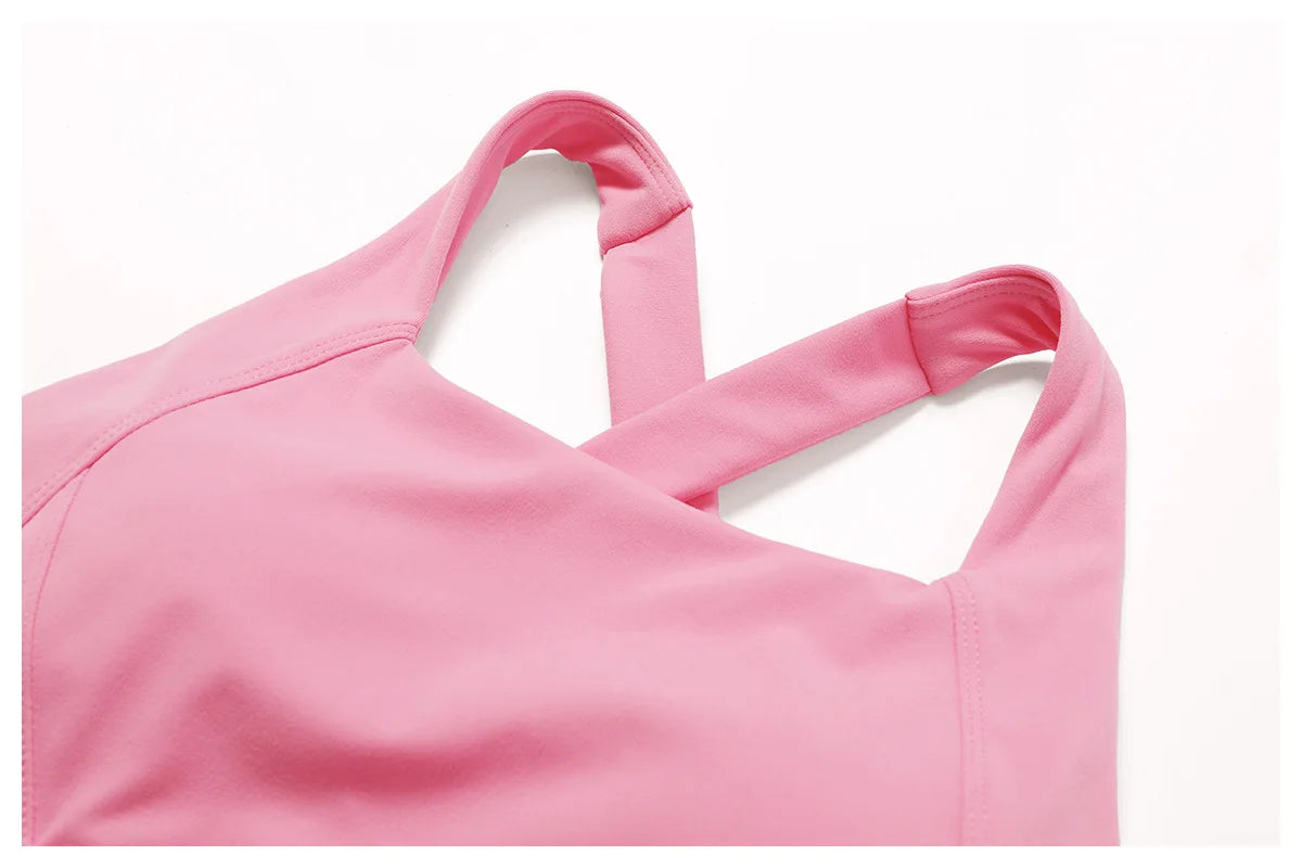 Women's 2Pcs Sports Fitness Tracksuit Workout Sportswear Quick-Drying Yoga Gym Yoga Set