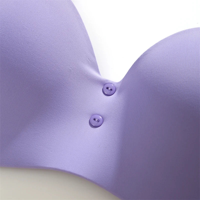 Women's Seamless Bra Wireless Adjustable Push Up Brassiere Comfort Soft Underwear Lingerie