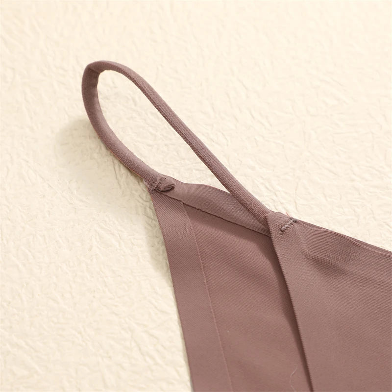 5-Pack Ice Silk Seamless Thongs - Low Waist G-String Underwear