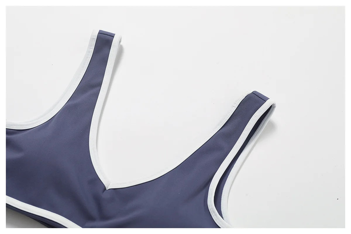 Women’s Casual Yoga Top Running Underwear Breathable Workout Brassiere Fitness Quick-Dry Gym Push up Sports Bra