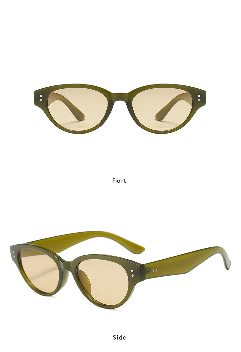 Small Square Sunglasses - Trendy Vintage Hip Hop Eyewear UV400 for Women & Men
