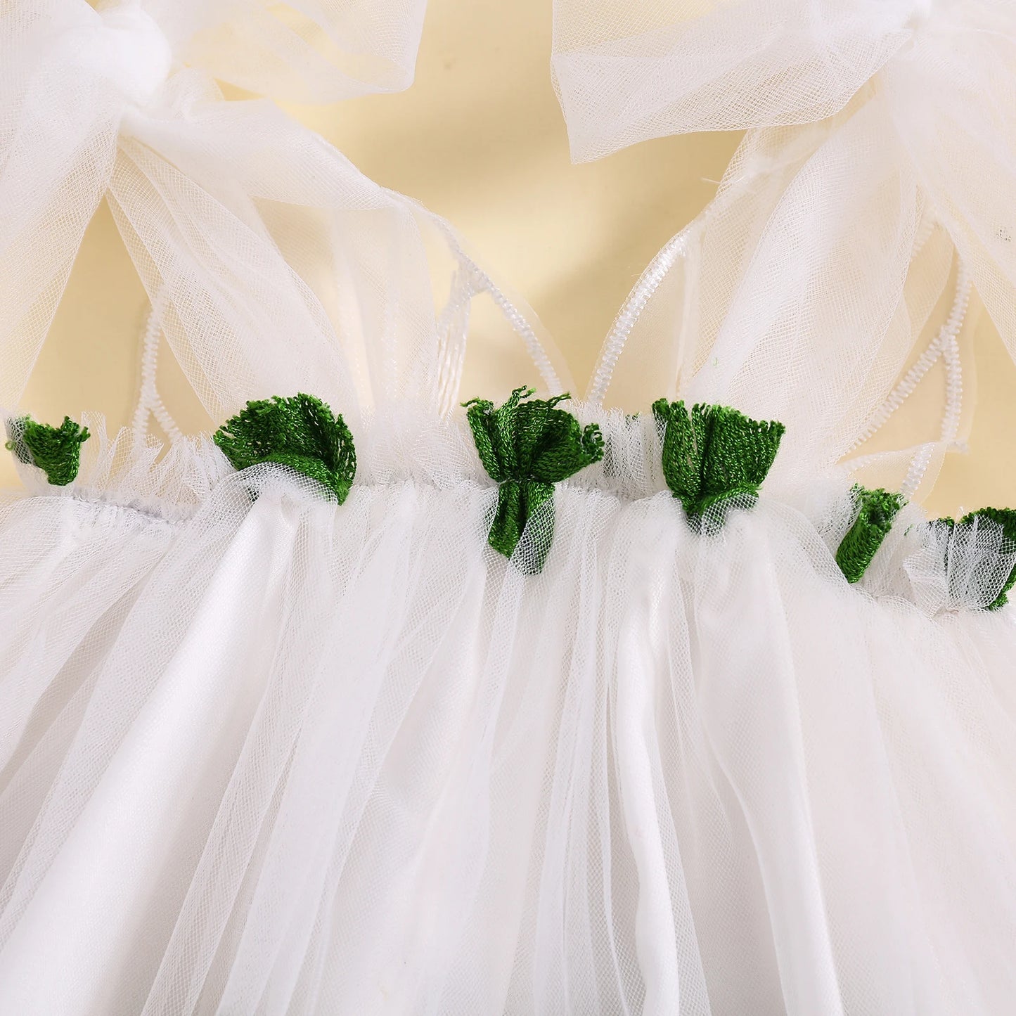 Summer Baby Girls Princess Dress 0-3Y Sleeveless Straps Print Mesh Tulle Sundress with Butterfly Wing