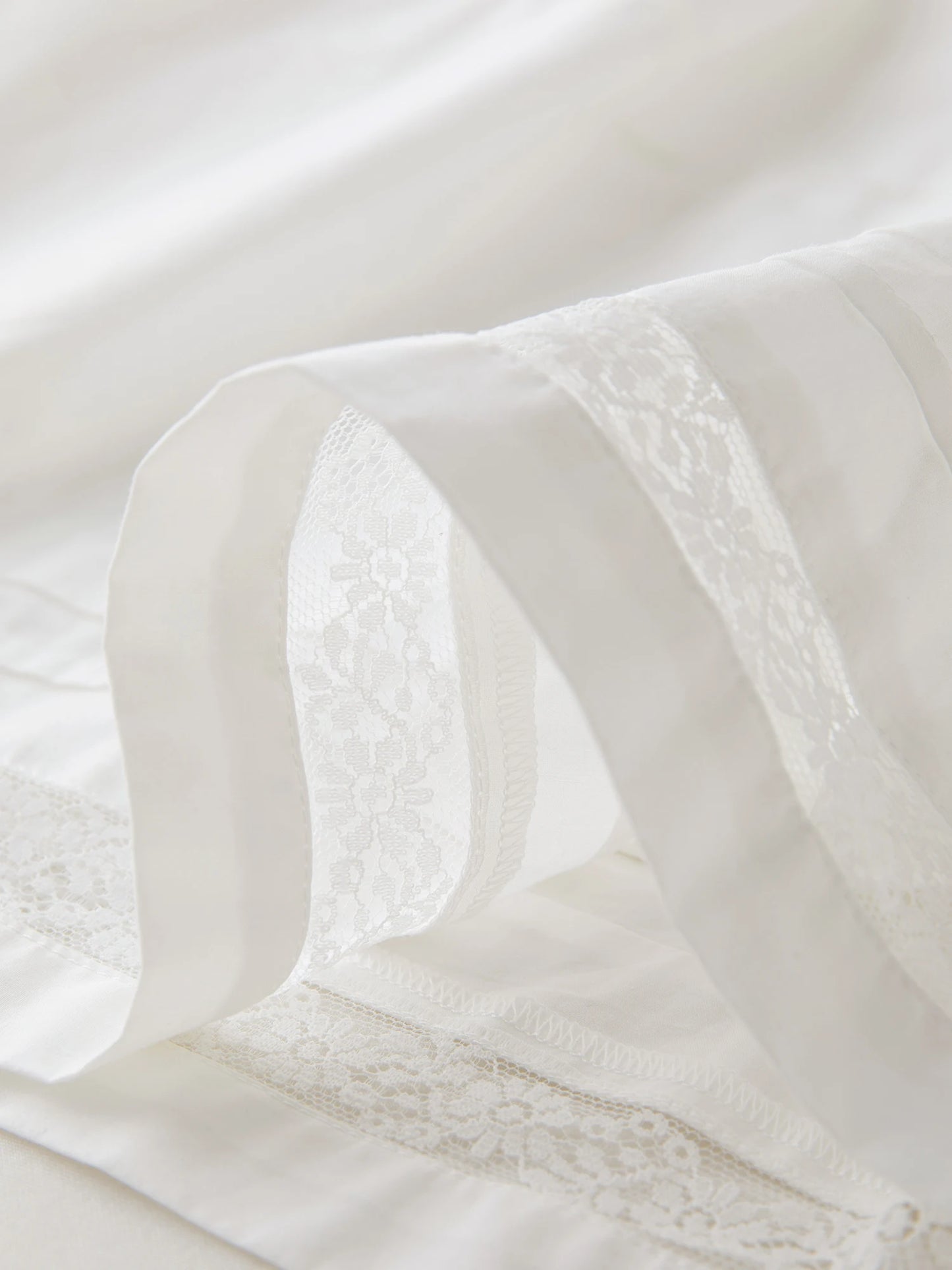 Ballet-Inspired Lace Hem Skirt - Multi-Layered Gathered Skirt