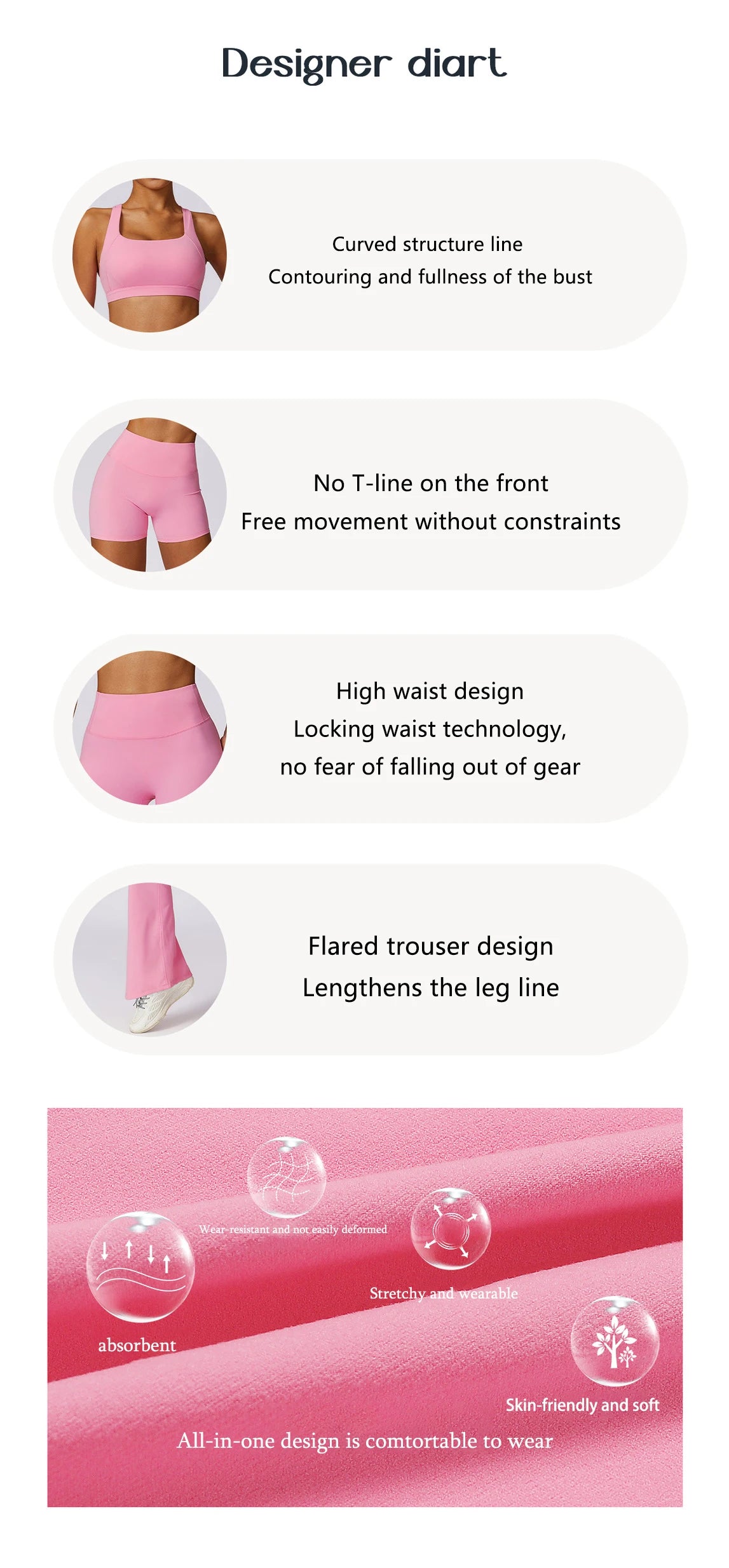 Women's 2Pcs Sports Fitness Tracksuit Workout Sportswear Quick-Drying Yoga Gym Yoga Set