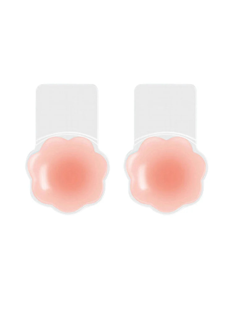 Women's Reusable Invisible Push Up Bra Nippe Cover Seamless Self-Adhesive Lift Up Stickers Bra Strapless Lingerie