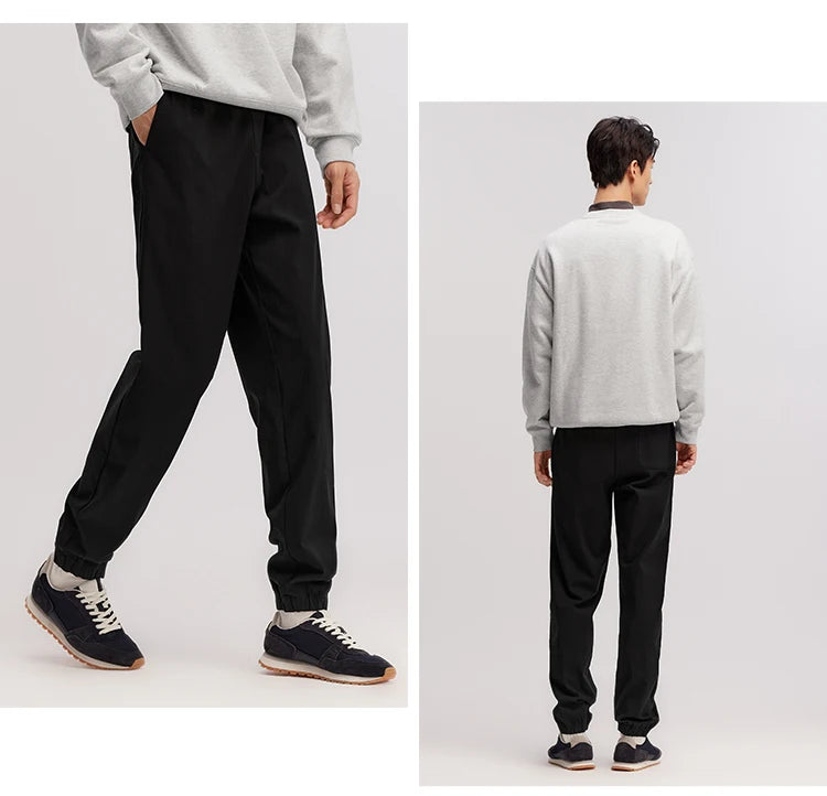Men's Thickened Brushed Jogger Pants - Winter Athletic Casual Sportswear