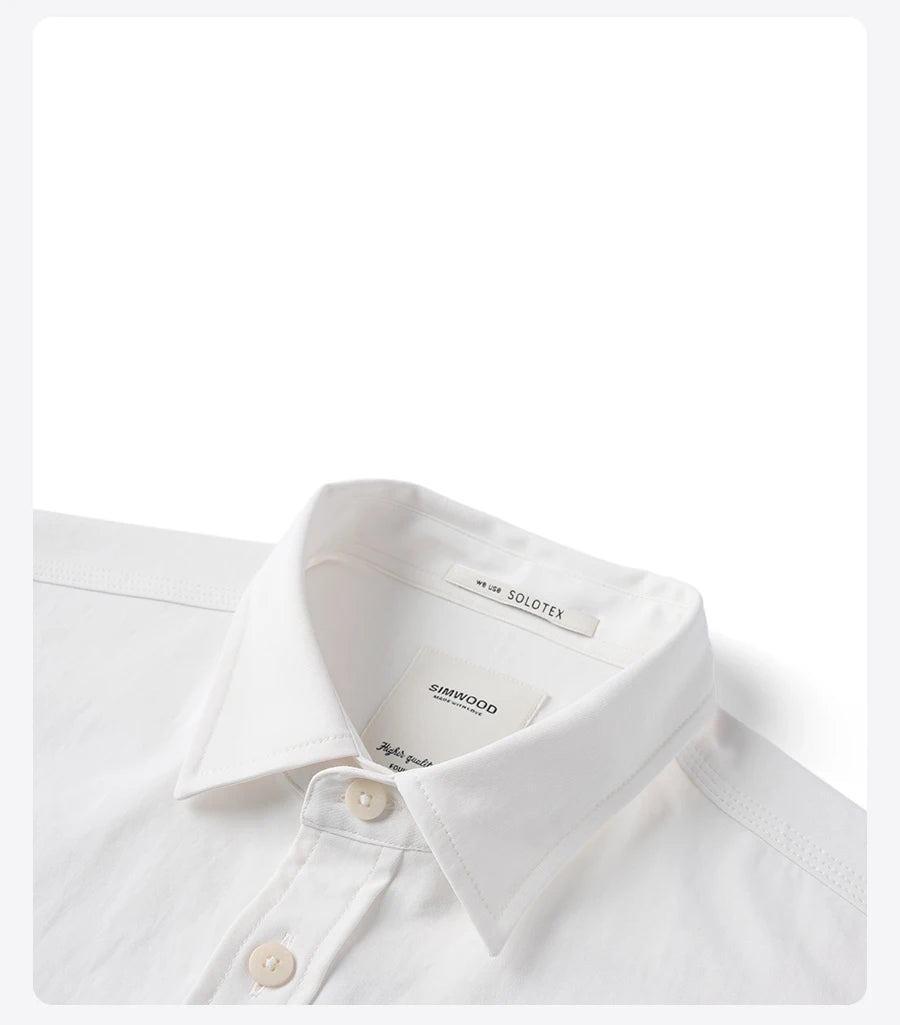 Men's Spring Oversize 180gsm Solotex Soft Fabric Quick-Dry Wrinkle Free Shirt