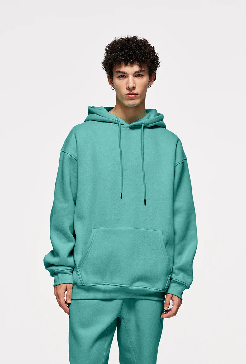 Unisex 350G Fleece Velvet Warm Hoodie