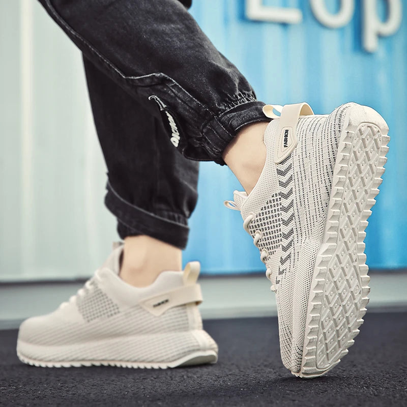 Men's Casual Platform Sports Shoes Breathable Sneakers