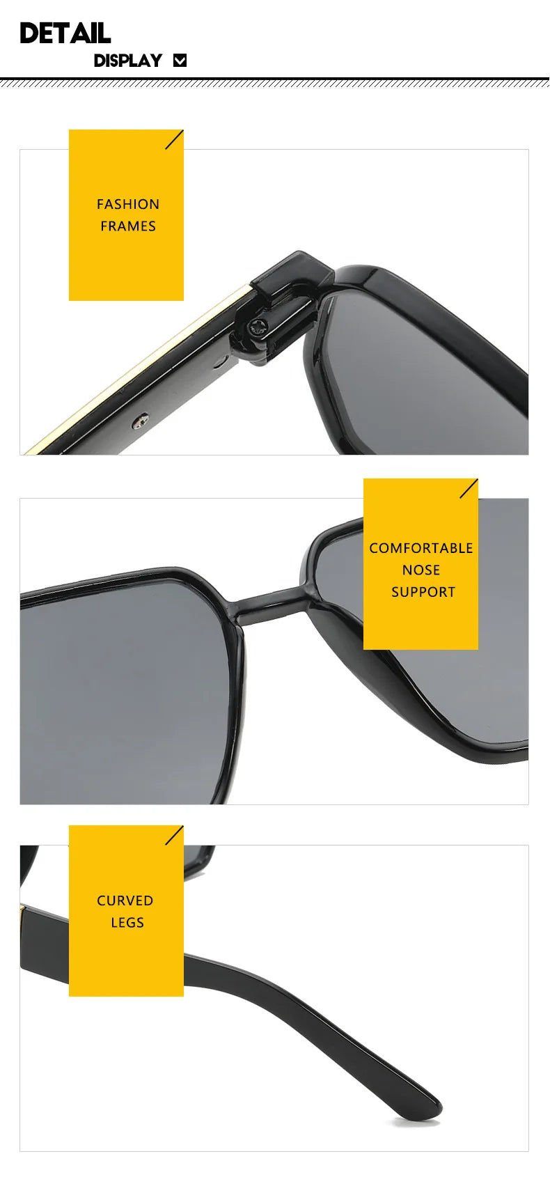 Retro Sunglasses - UV400 Protection Driving Eyewear for Men & Women